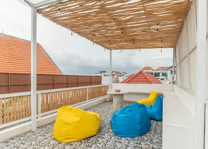 别墅 2 Bedrooms With Rooftop Paddy Field View 坎古